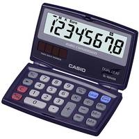 Casio SL-100VER Calculatrice de poche bleu Ecran: 8 solaire, à pile(s) (l x H x P) 91 x 9.4 x 110.5 mm-1