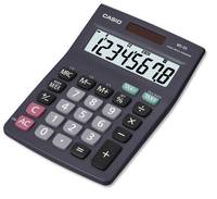 Casio MS-8B Calculatrice de bureau noir Ecran: 8 solaire, à pile(s) (l x H x P) 103 x 29 x 147 mm-1