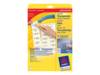 Avery-Zweckform J4720-25 Etiquette pour adresse 21.2 x 45.7 mm Polyester 1 pc(s) imprimante à jet d'encre
