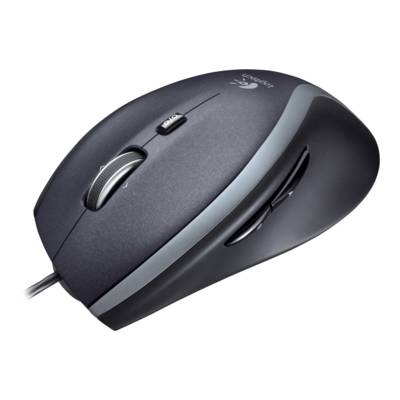 Logitech neu Souris filaire laser noir 5 Boutons 1000 dpi molette intégrée-0