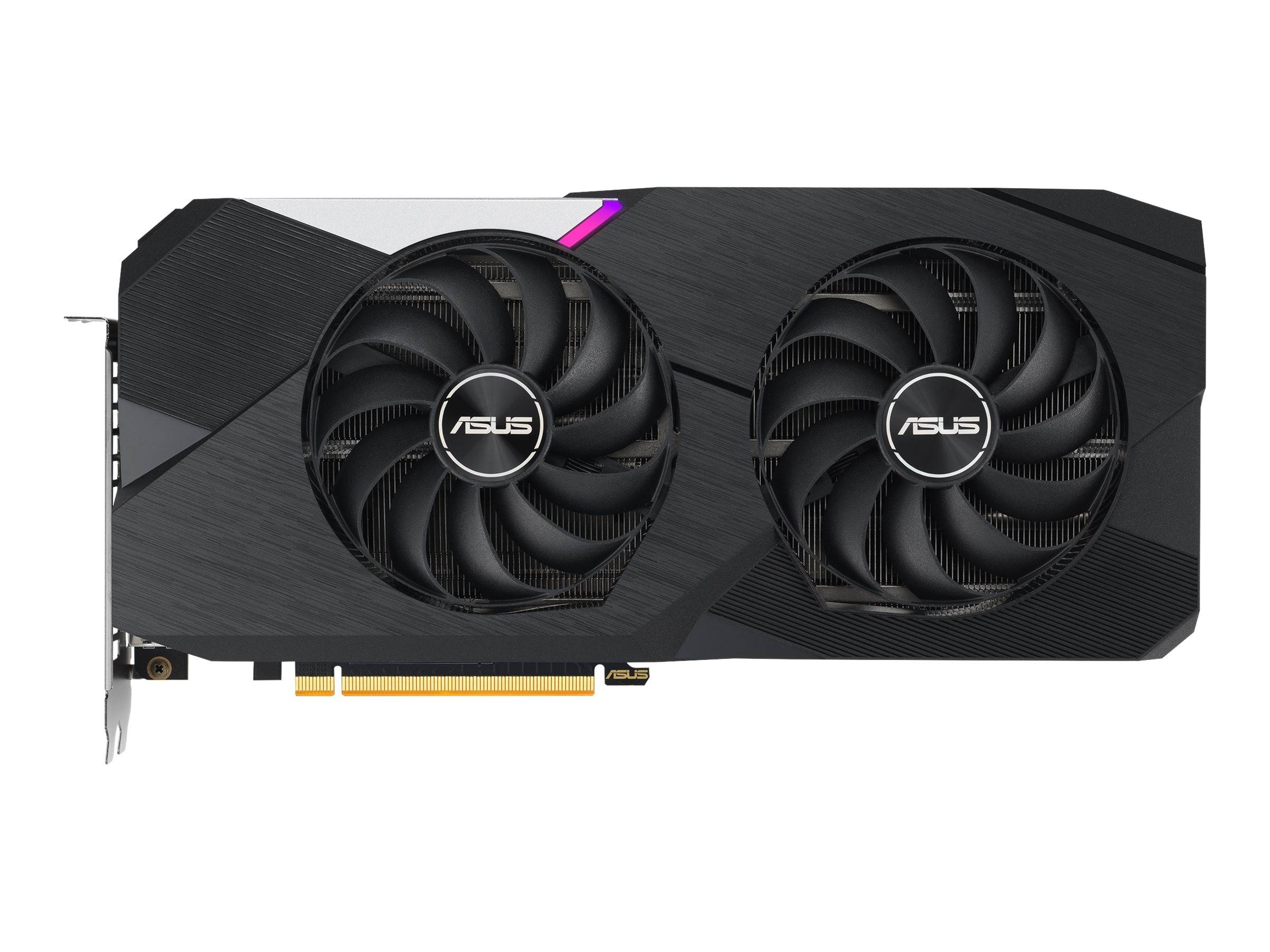 Asus Carte graphique AMD Radeon RX 6750 XT Dual Overclocked 12 GB GDDR6-RAM PCIe HDMI™, DisplayPort-0