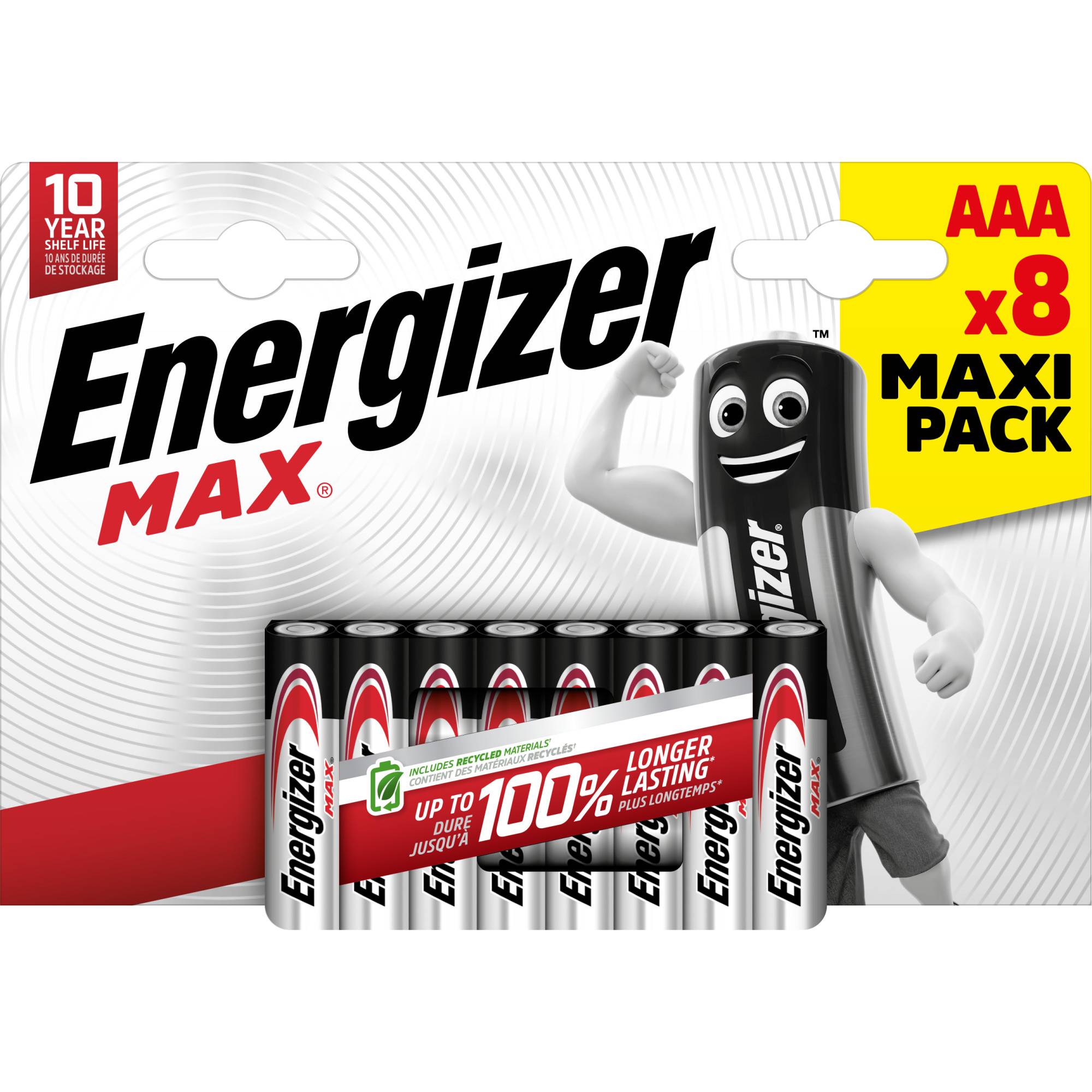 Pile LR3 (AAA) alcaline(s) Energizer Max 1.5 V 8 pc(s)