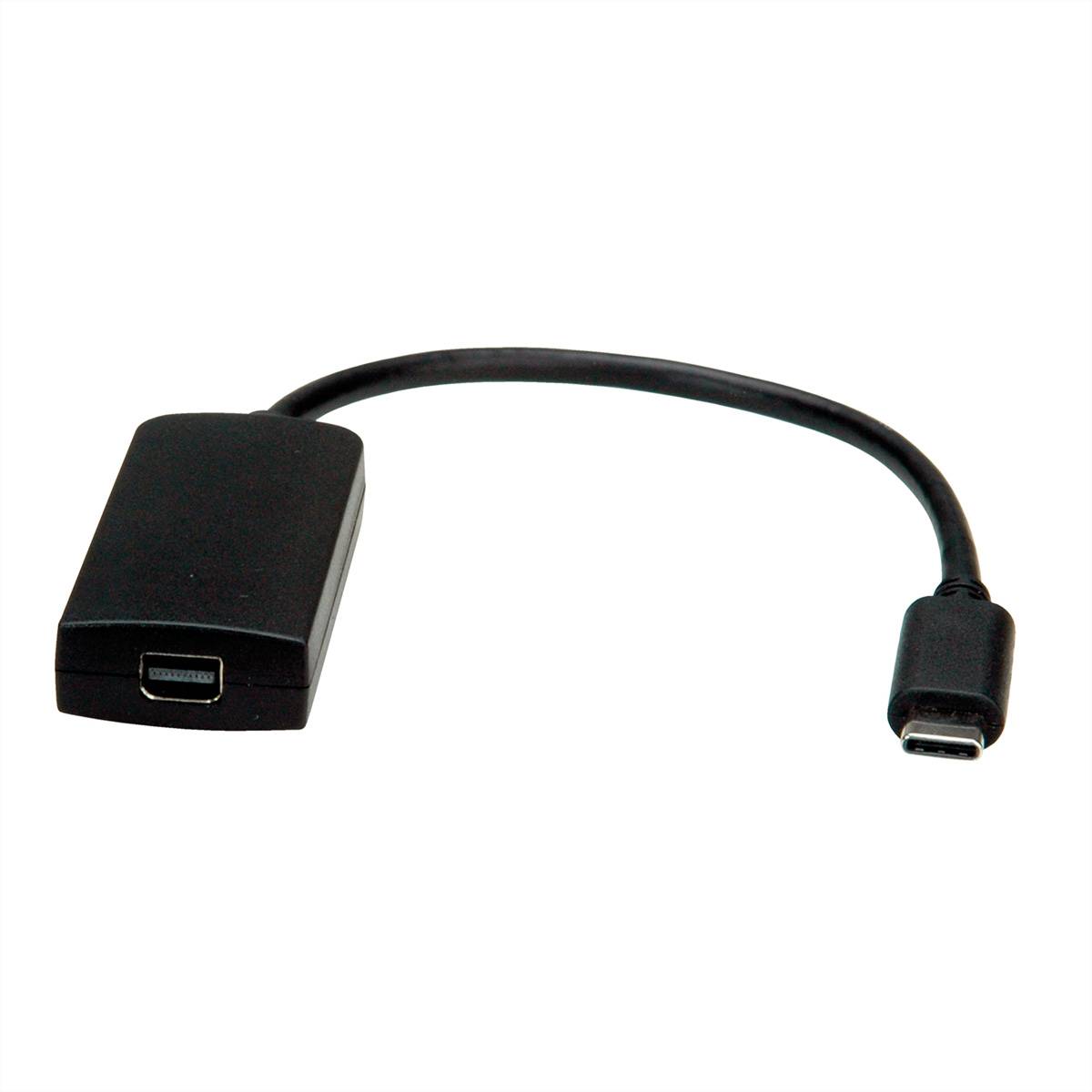 VALUE Adaptateur USB 3.2 Gen 2 type C - Mini DisplayPort, v1.2, noir-3