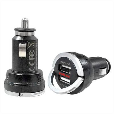 Roline Chargeur USB 15 W USB noir pour voiture-0
