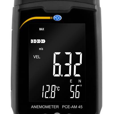 Thermo-anémomètre professionnel, mesure de 0.3 à 45 m/s