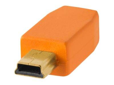 Tether Tools Câble USB USB-Mini-B mâle, USB-A mâle 4.60 m orange CU5451-3