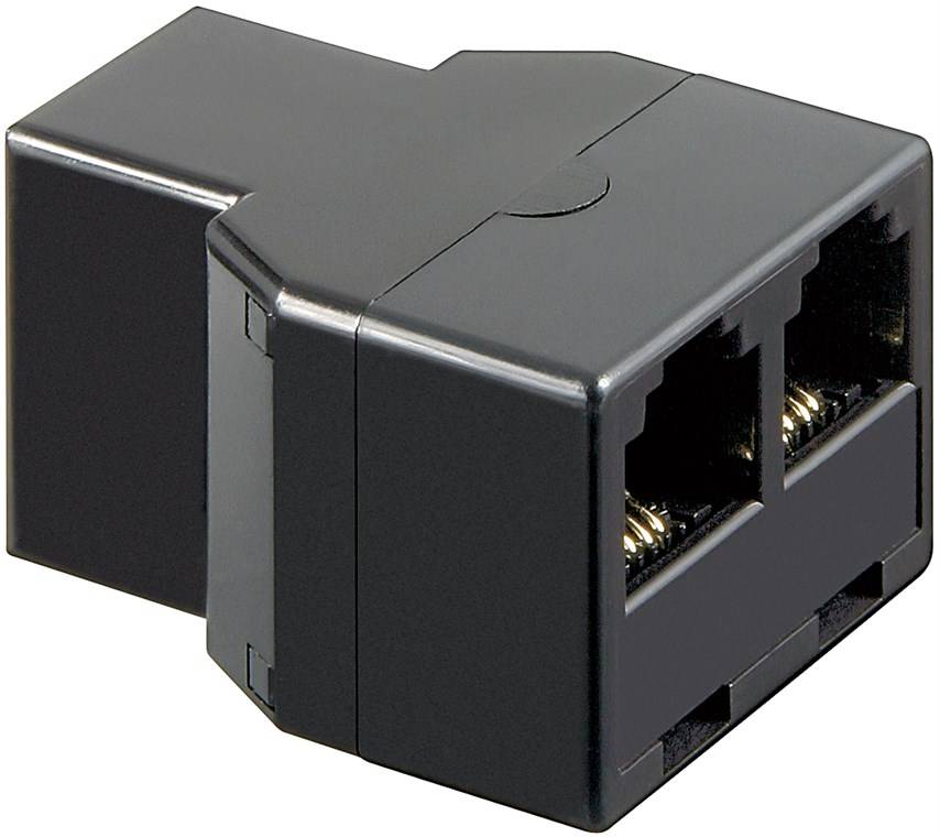 Adaptateur Goobay RNIS T - Prise RJ11/RJ14 (6P4C) > 2x Prise RJ11/RJ14 (6P4C)-0