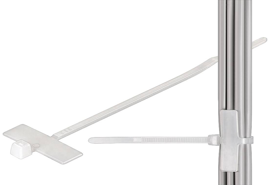 Colliers de serrage Goobay avec champ d'étiquetage - champ d'étiquetage de 2,5 cm de long et 8 mm de large-0