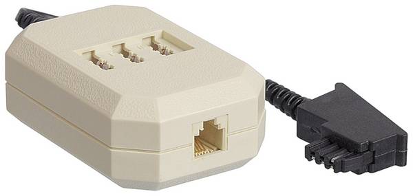 Boitier d'extension Goobay TAE-F-NFN - conducteur aluminium cuivré (CCA), connecteur TAE-F > 3x prise TAE N/F/N +...