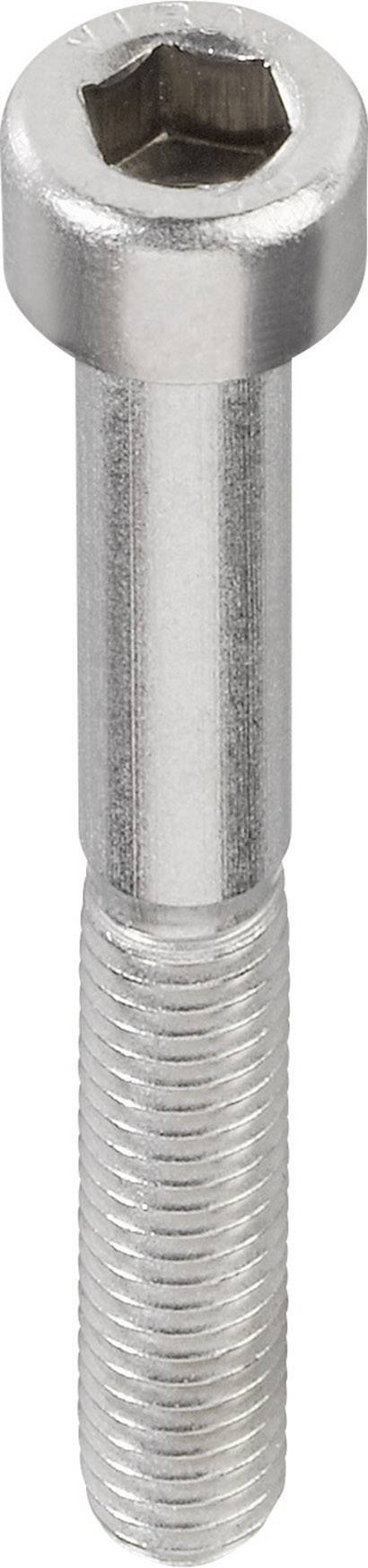 Vis cylindrique TOOLCRAFT 888758 1 pc(s) M6 20 mm tête cylindrique 6 pans intérieurs acier inoxydable N/A