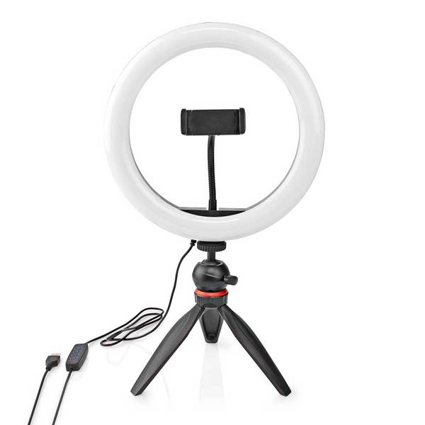 Éclairage Vidéo 10 Pouces 120 LED avec Support Smartphone et Trépied