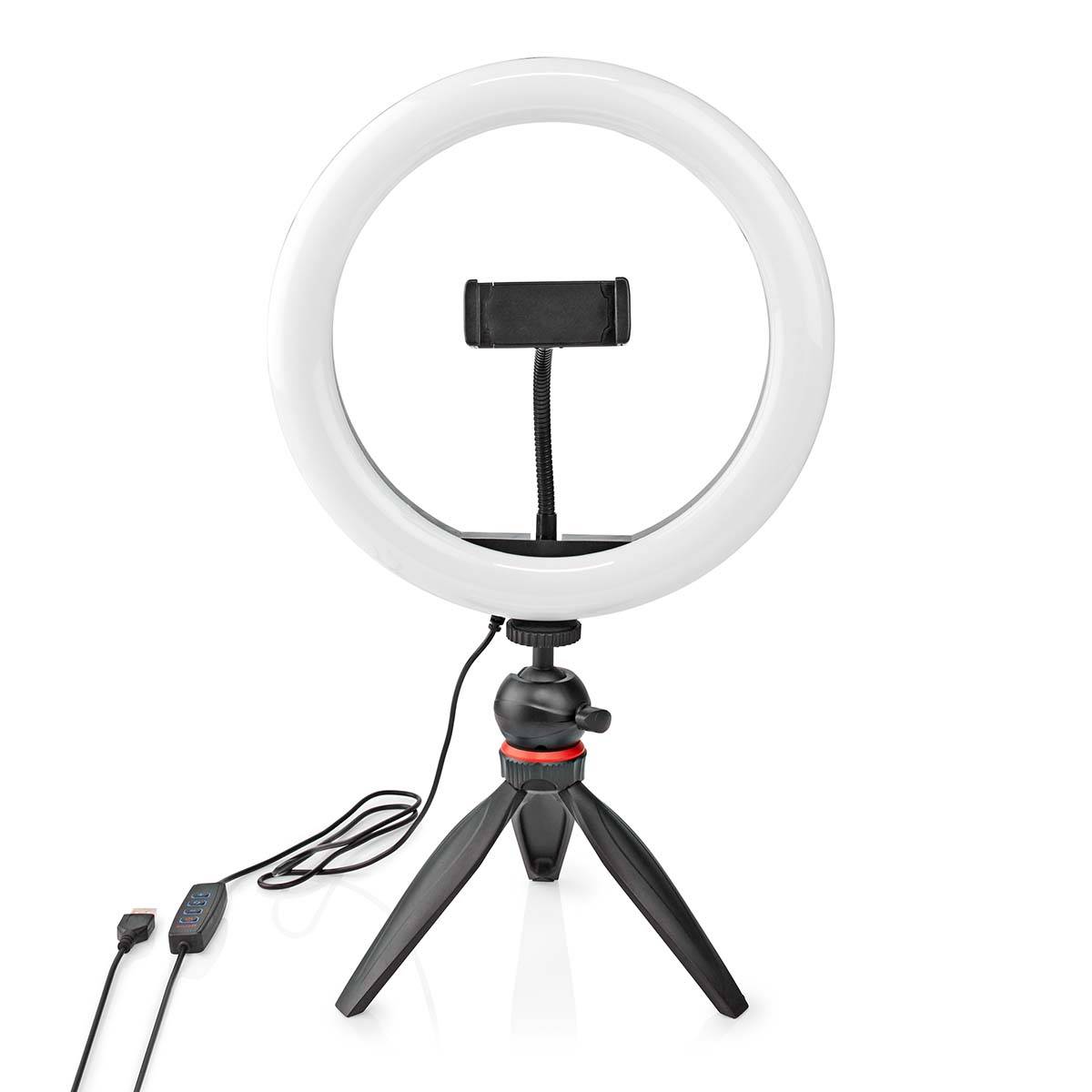 Éclairage Vidéo 10 Pouces 120 LED avec Support Smartphone et Trépied-0