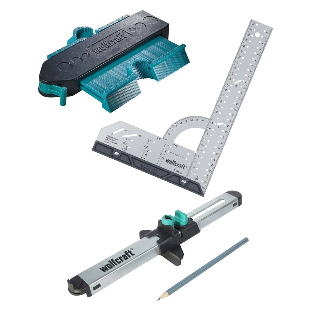 Ensemble Pour Des Planchers Parfaits Ajustement De Planchers Stratifiés Et De Design 6976000 Wolfcraft - Wolfcraft-0