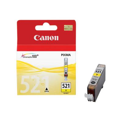Cartouche d'encre Canon CLI-521Y jaune
