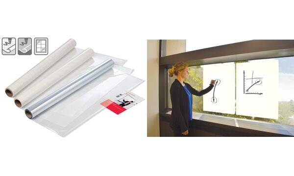 Feuilles électrostatiques pour tableaux blancs quadrillées Nobo 60 x 80 cm-7