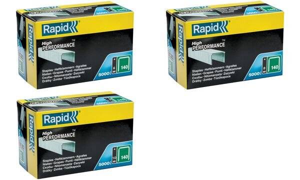Agrafes Rapid 140/08mm Galva Fixation Robuste Galvanisée - Rapid-3