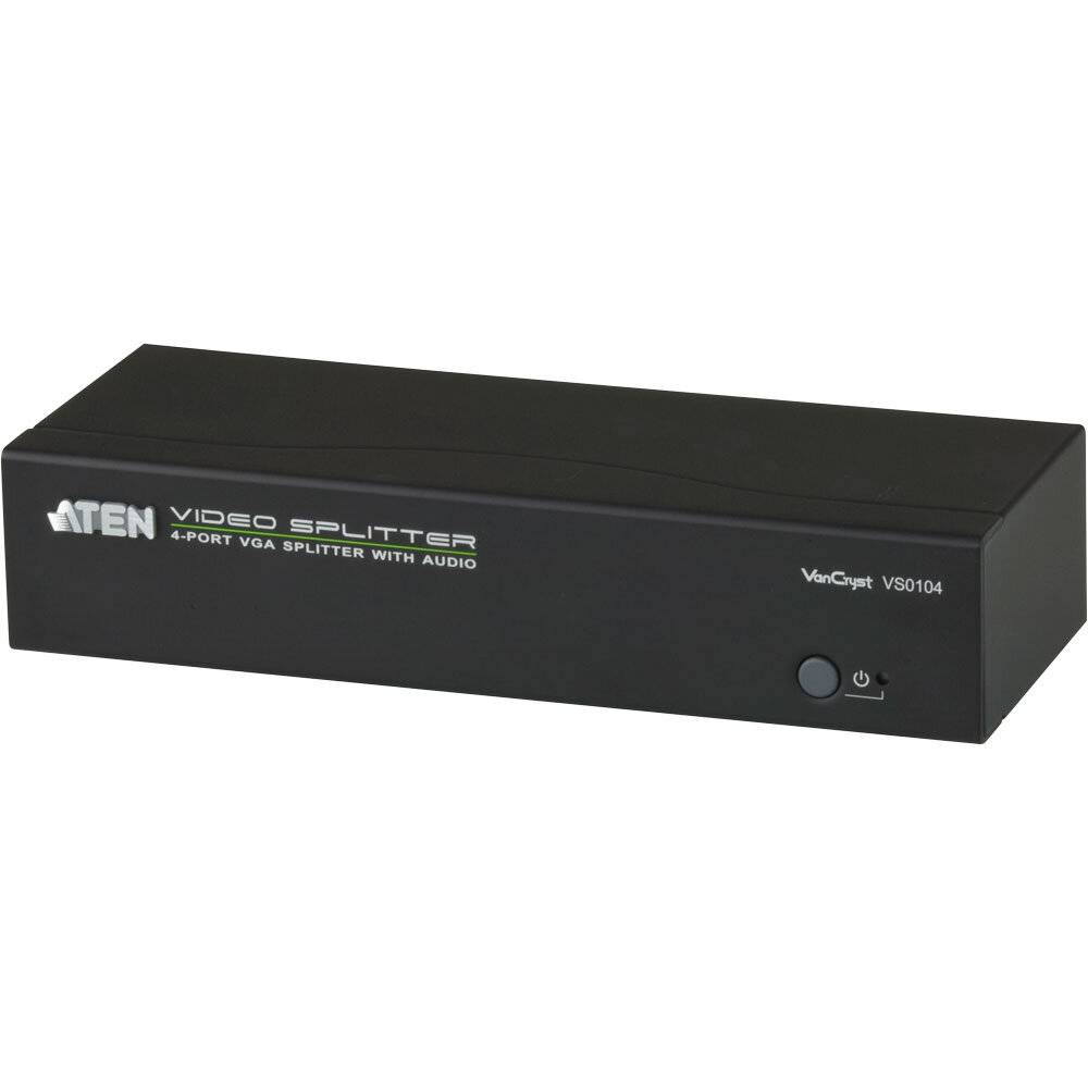 ATEN VS0104-AT-G 4 ports Répartiteur VGA 1920 x 1440 pixels noir-3
