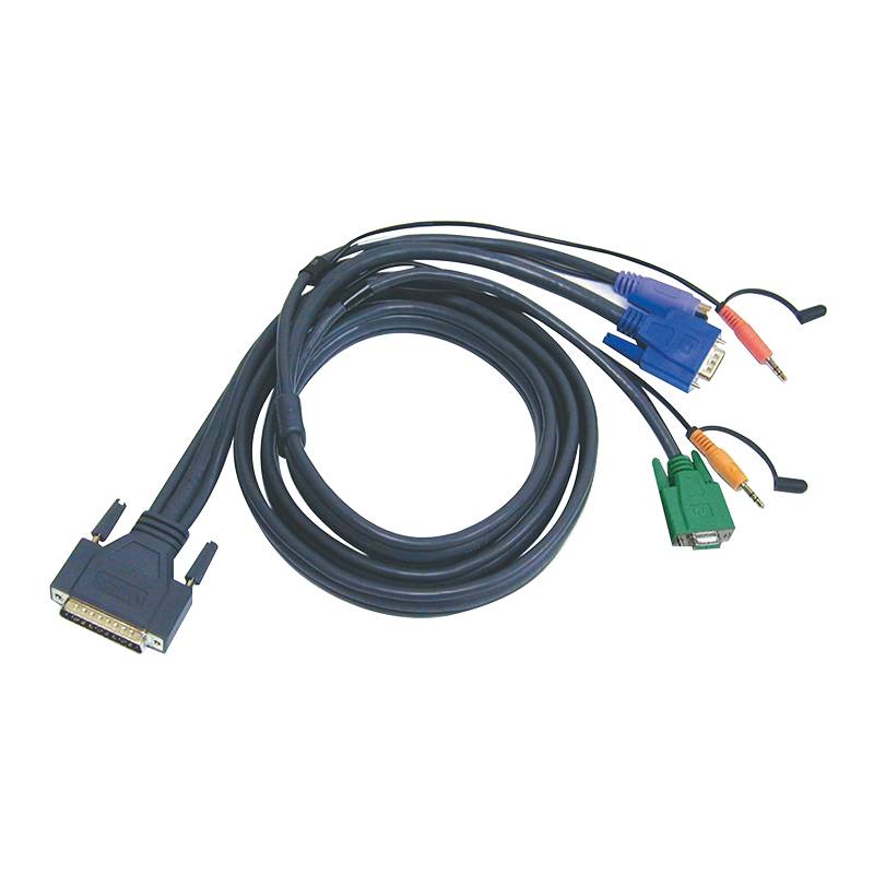 ATEN KVM Rallonge [1x SUB-D mâle 25 pôles - 1x SUB-D femelle 25 pôles] 1.80 m noir-1