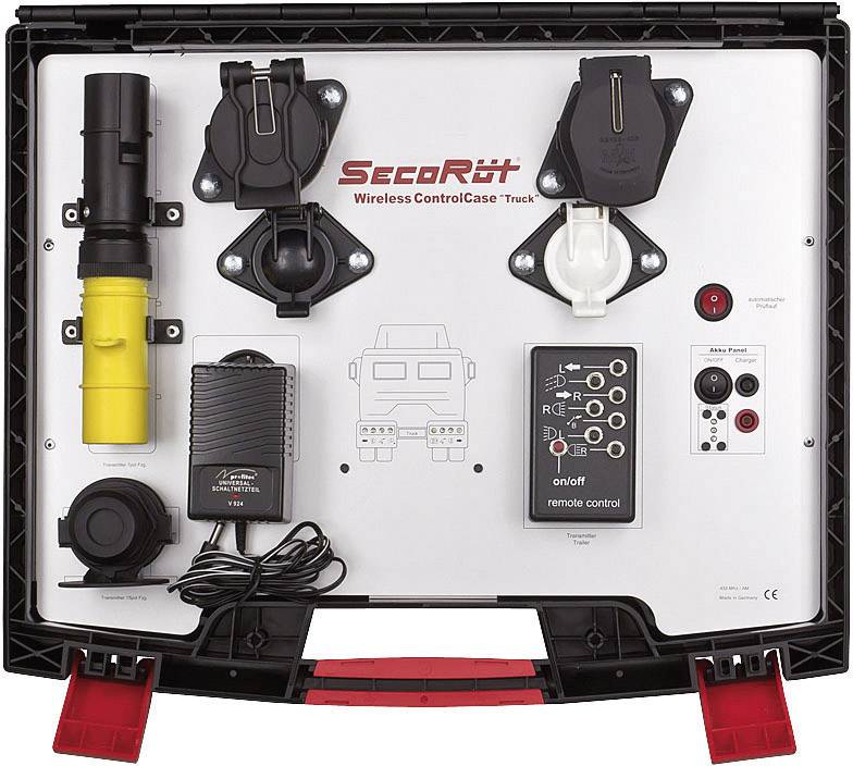 SecoRüt 40310/3 Mallette de test sans fil pour remorque 24 V-1