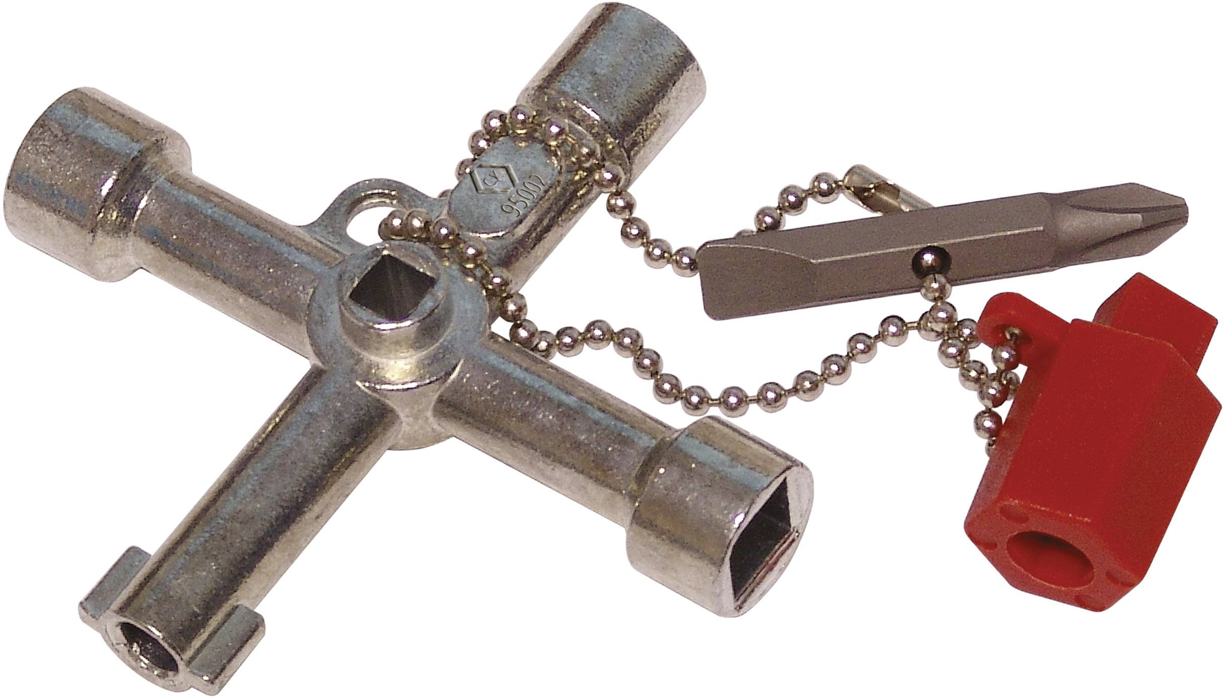 C.K 495002 Clé en croix universelle Clé pour armoires de distribution 1 pc(s)