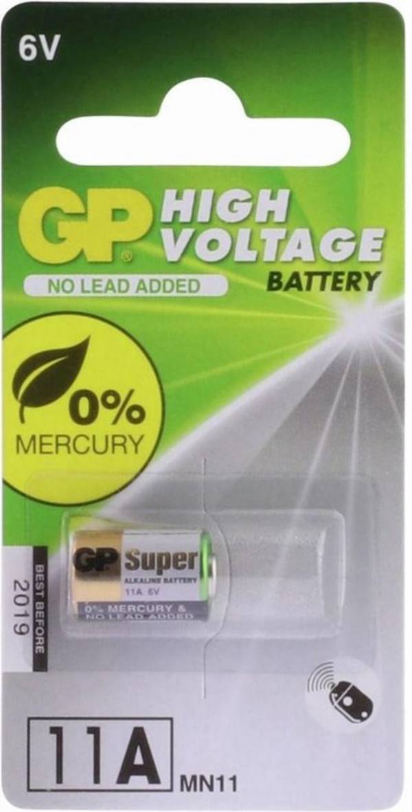 Batterie GP11A GP, batterie alcaline haute tension 6 volts