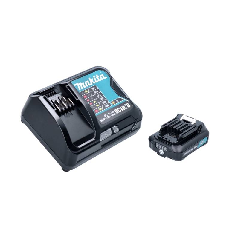 Makita HP333DSAW 2 vitesses-Perceuse-visseuse à percussion sans fil + batterie, + chargeur, + mallette-4