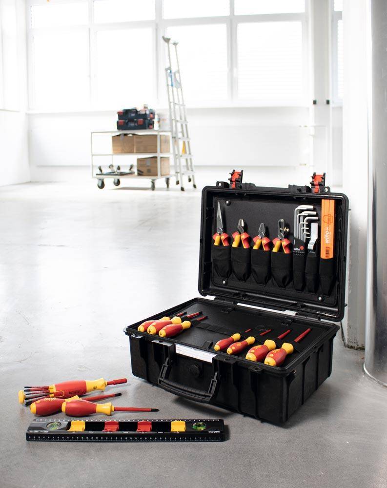 Wiha 44505 pour électricien Mallette à outils équipée 34 pièces-1