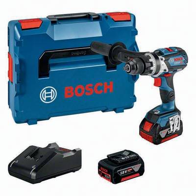 Bosch Professional GSB 18V-110  -Perceuse-visseuse à percussion sans fil  brushless, + 2 batteries, + chargeur, + mallet