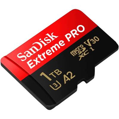 Carte microSDXC SanDisk Extreme PRO 1 TB Class 10, UHS-I, v30 Video Speed  Class résistance aux chocs, étanche - Conrad Electronic France