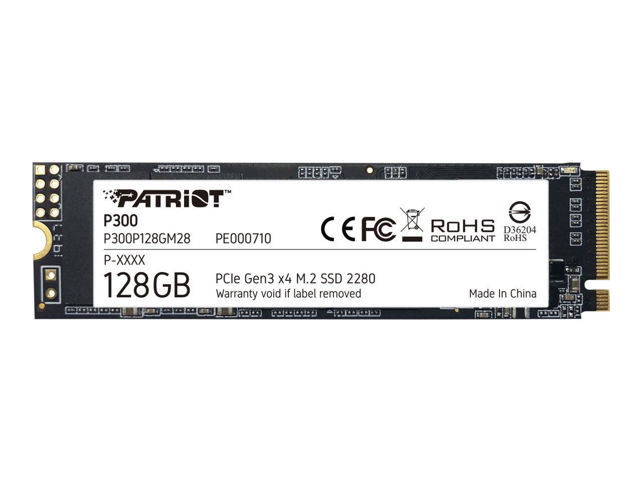 Patriot Memory P300P128GM28, 128 Go, M.2, 1600 Mo/s-1