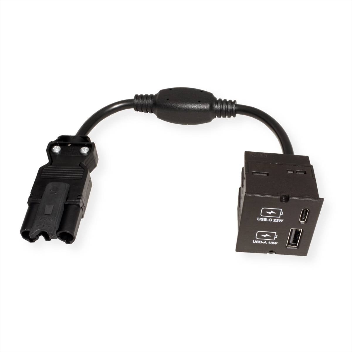 BACHMANN Module Custom USB Double-chargeur, noir-1