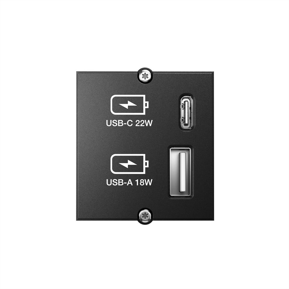 BACHMANN Module Custom USB Double-chargeur, noir-4