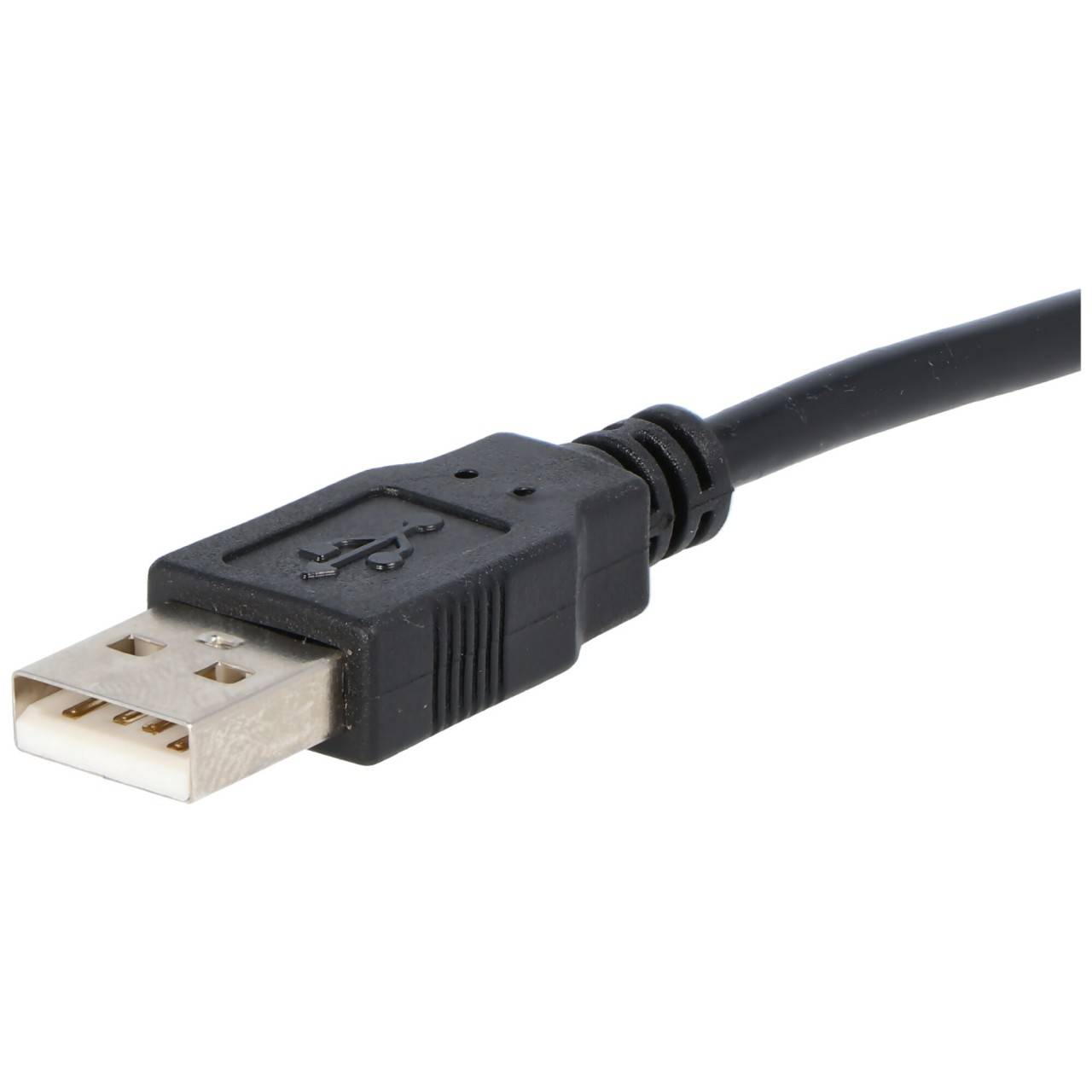 Câble USB 2.0 haute vitesse, mini-fiche USB à USB, noir, longueur de 15 cm-2