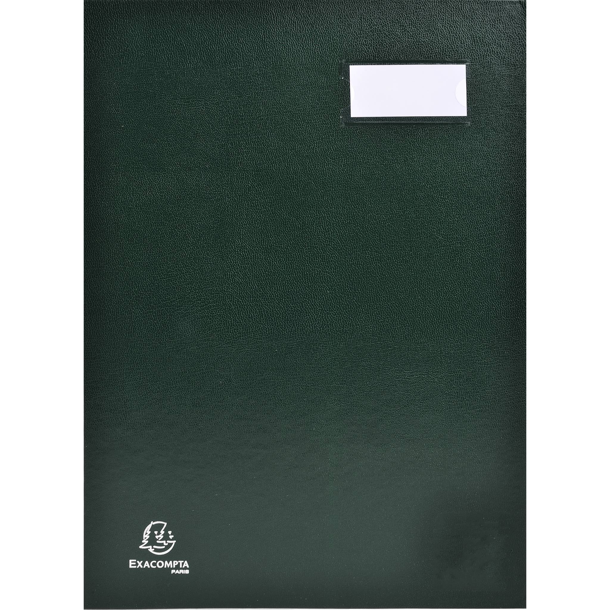 Parapheur direction Exacompta - 12 compartiments - Vert