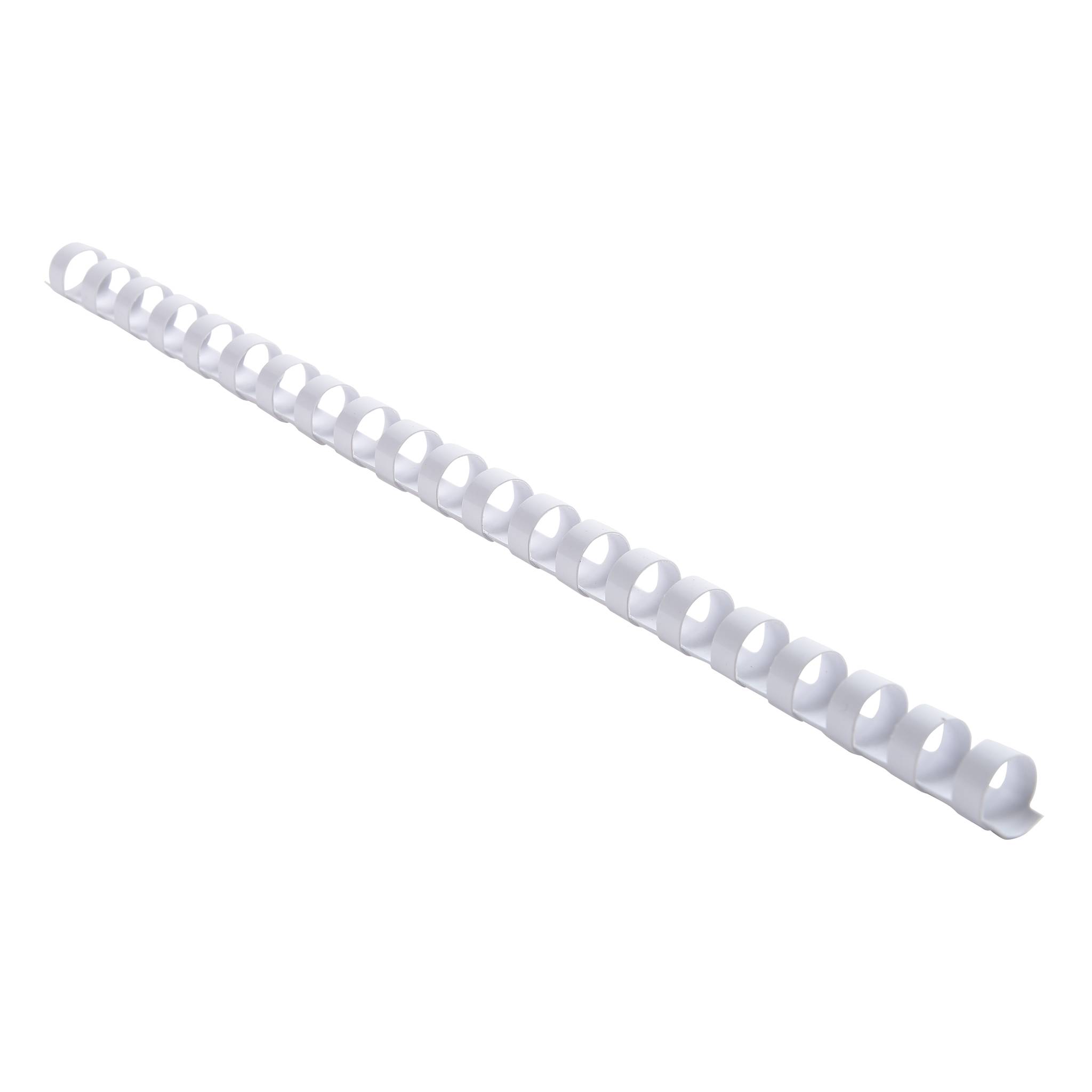 Baguette reliure anneaux plastique 12 mm Exacompta - Boîte de 25-2