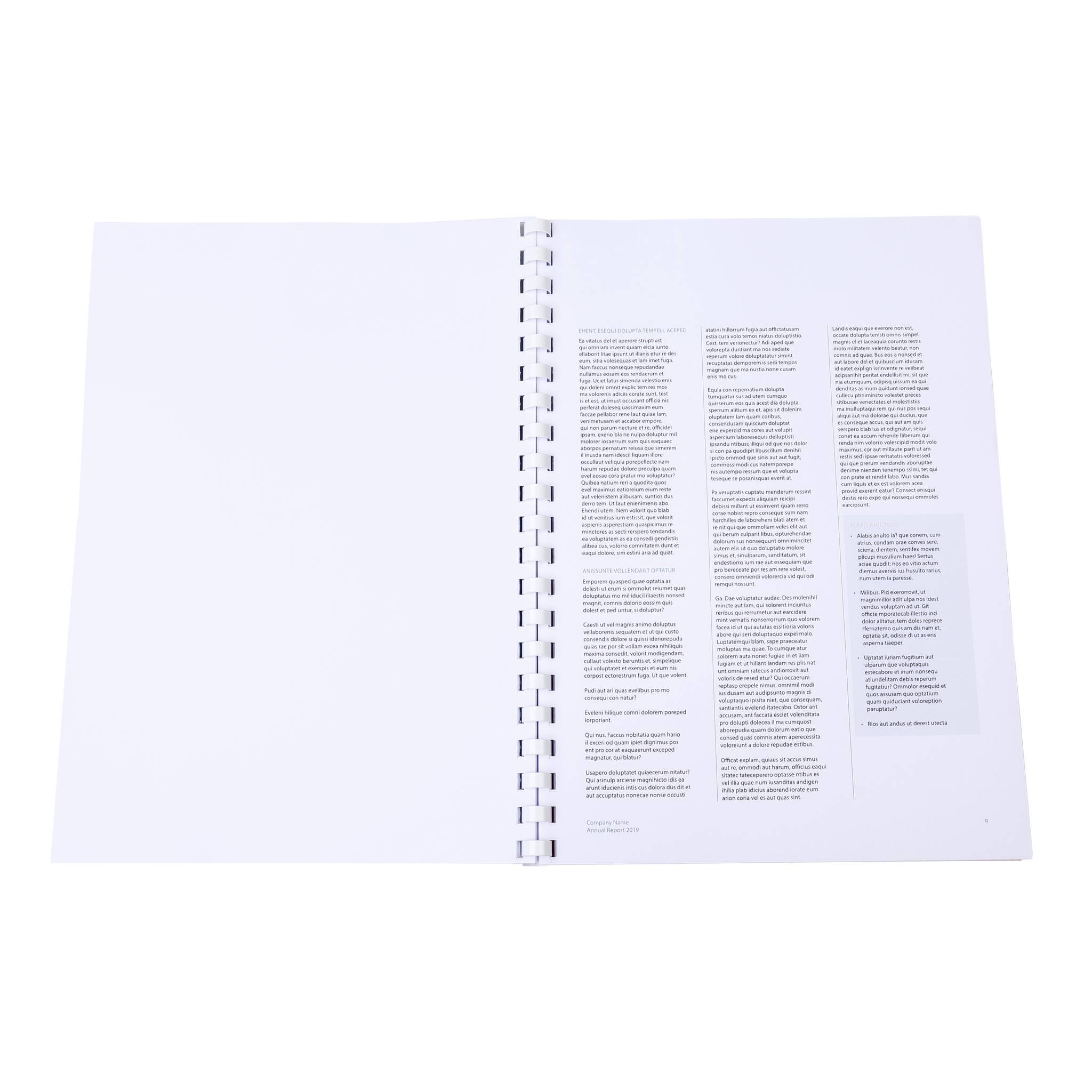 Baguette reliure anneaux plastique 12 mm Exacompta - Boîte de 25-3