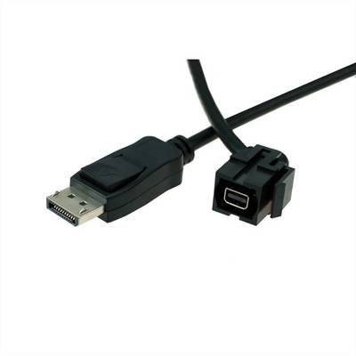 Câble de raccordement Bachmann Mini-Display Fiche mâle Mini DisplayPort, Fiche mâle Mini DisplayPort 0.5 m noir 917.214 -0