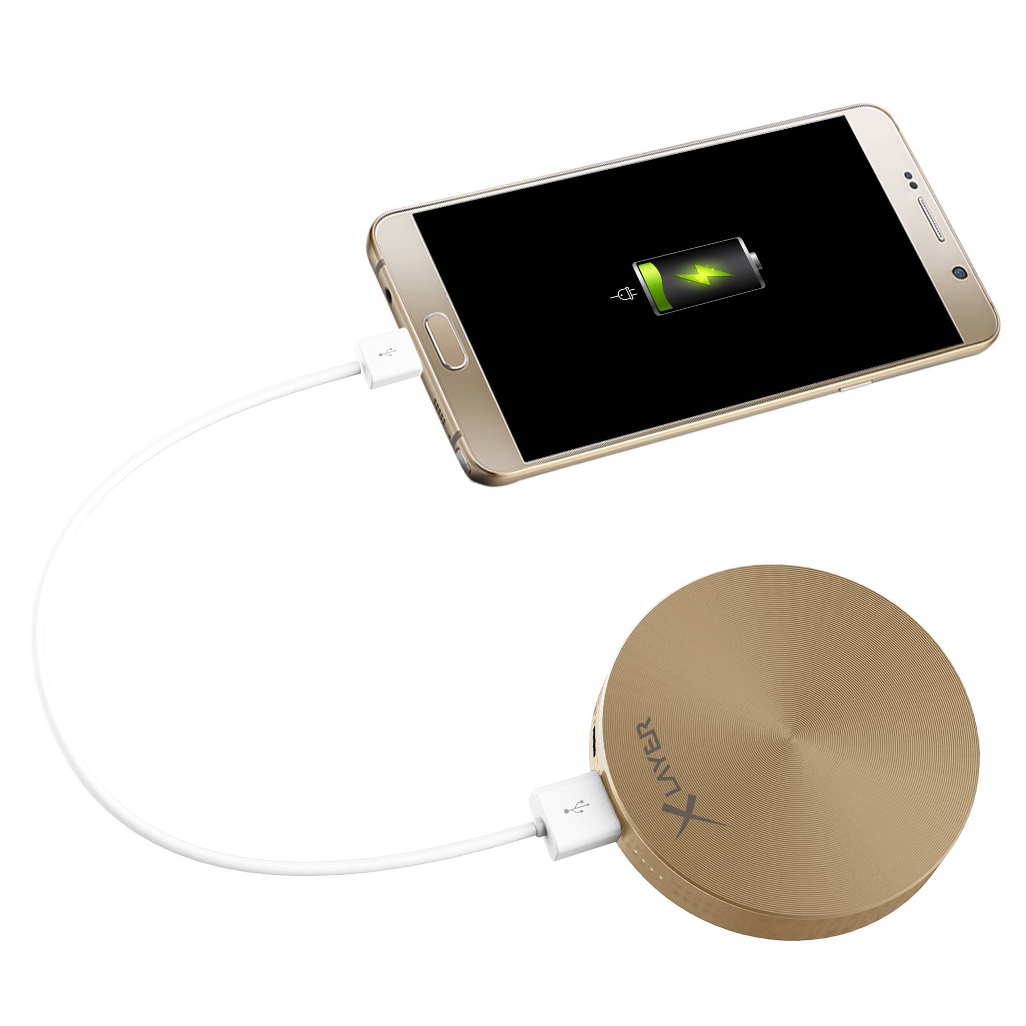 Xlayer Powerbank (batterie supplémentaire) 6000 mAh LiPo or-2