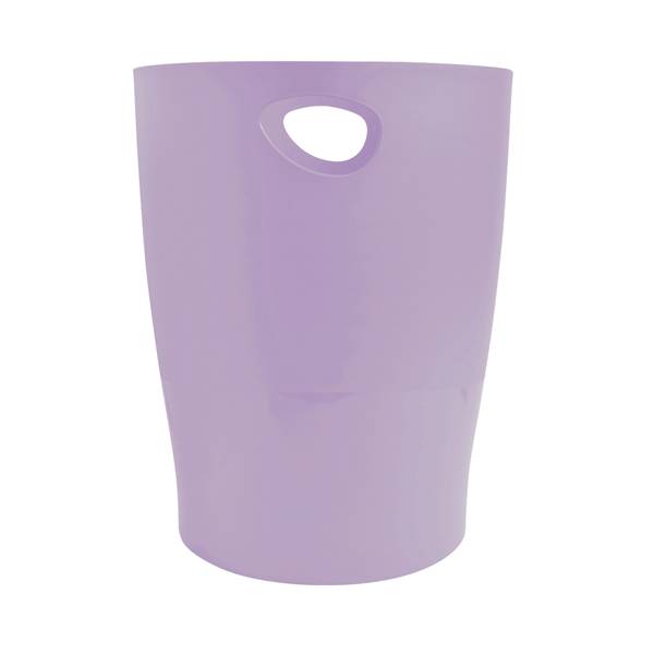Corbeille à papier Ecobin Exacompta mauve-0