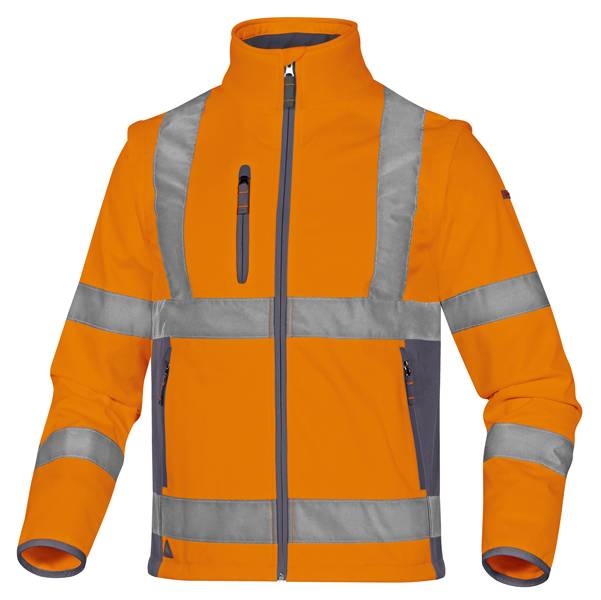 Veste Softshell Moonlight2 haute visibilité, orange fluo - L-0