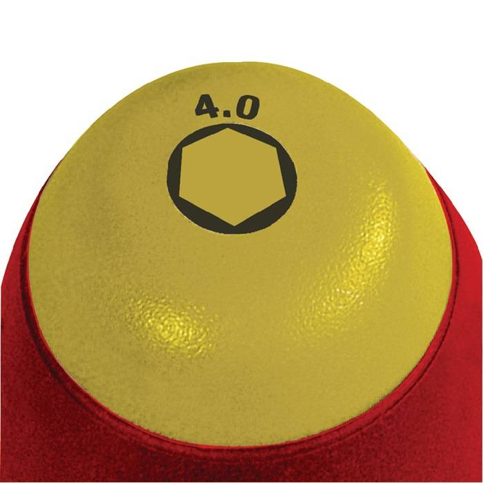 Wiha 322 VDE Tournevis à douille Taille (métrique): 14 mm Longueur de la lame: 125 mm DIN 3125, DIN EN 60900-4