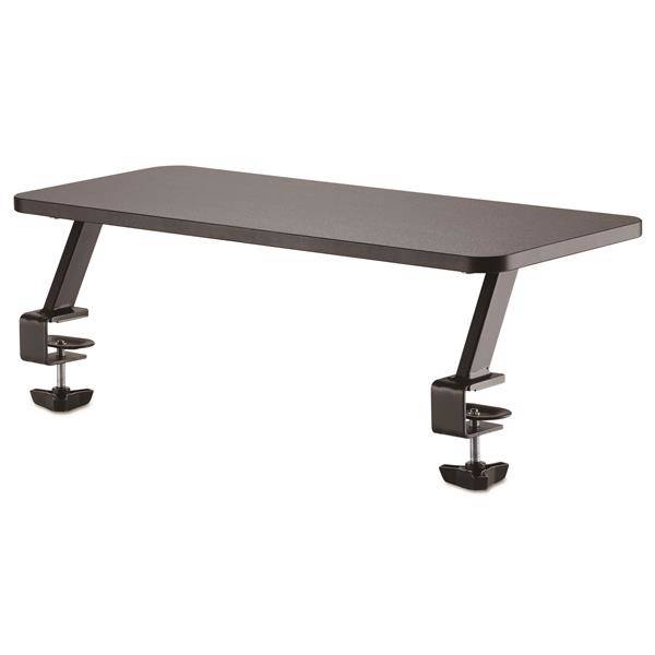 StarTech.com Rehausseur écran PC à montage sur bureau - Surface extra large de 65 cm, Pince, 20 kg, 81,3 cm (32"), Noir-1