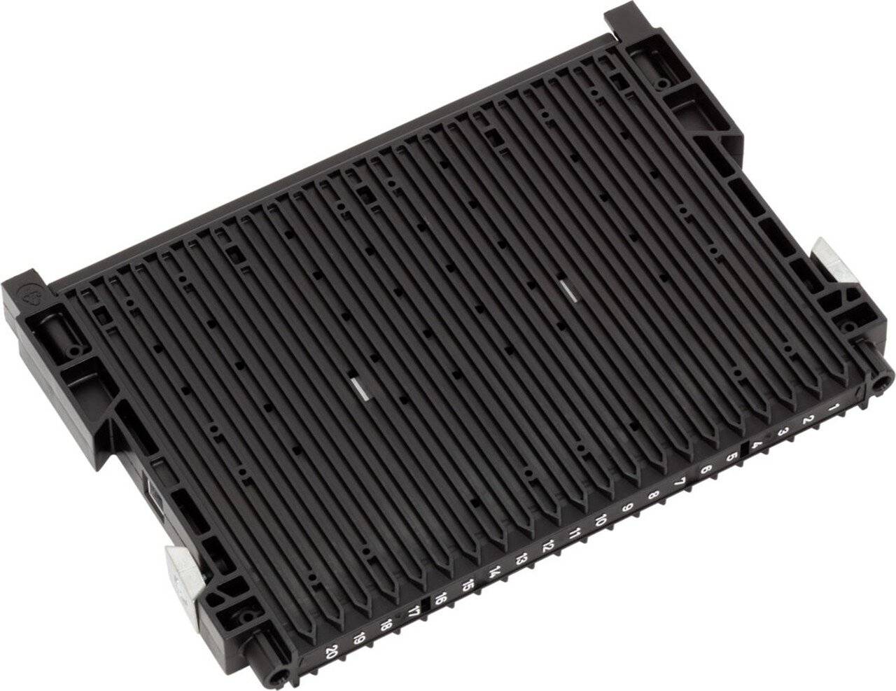 Paroi ESD 300, noir/ Série 180, non renforcée, avec blocage au fond-0