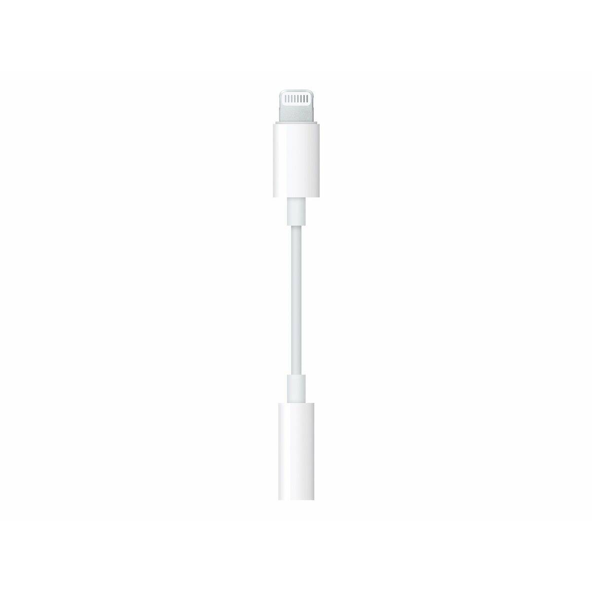 Apple MMX62 - Adaptateur d'origine Lightning vers Jack 3.5mm - Blanc (En Vrac)-0
