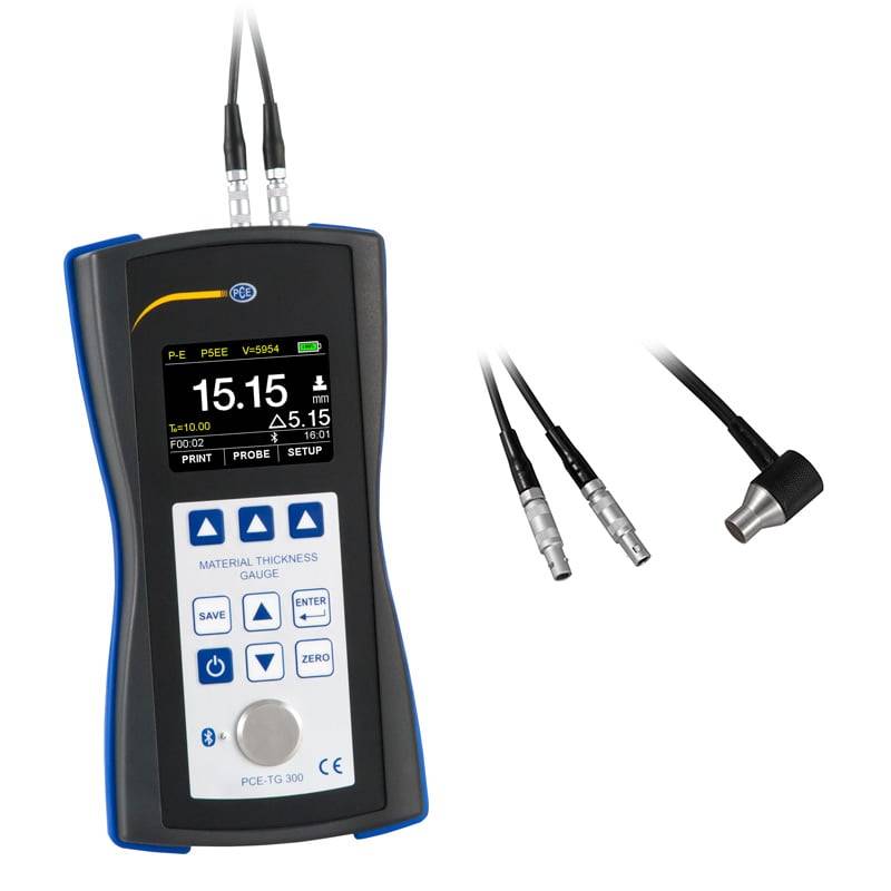 PCE Instruments Jauge d'épaisseur de matériau 0.65 - 200 mm-1