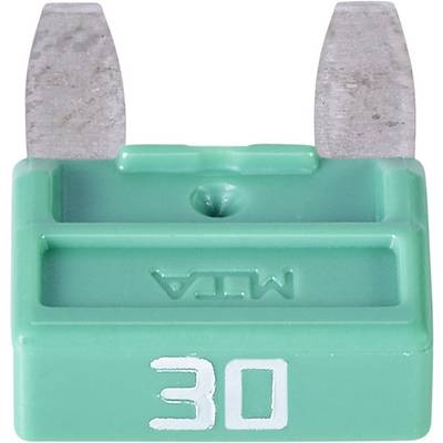 Fusible vert pour automobile avec marquage '30' pour 30 ampères.