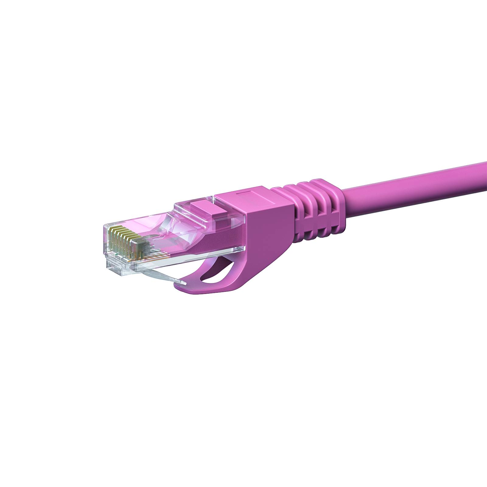Danicom - Câble CAT6 UTP CCA rose - 1.50m-1