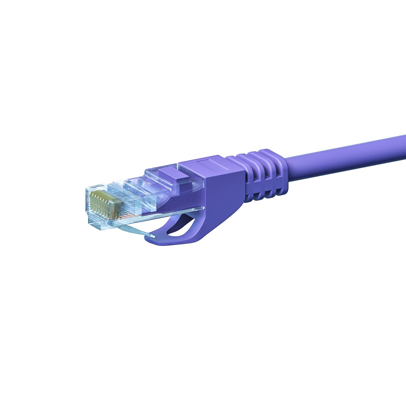 Danicom - Câble CAT5e UTP CCA violet - 3m-1