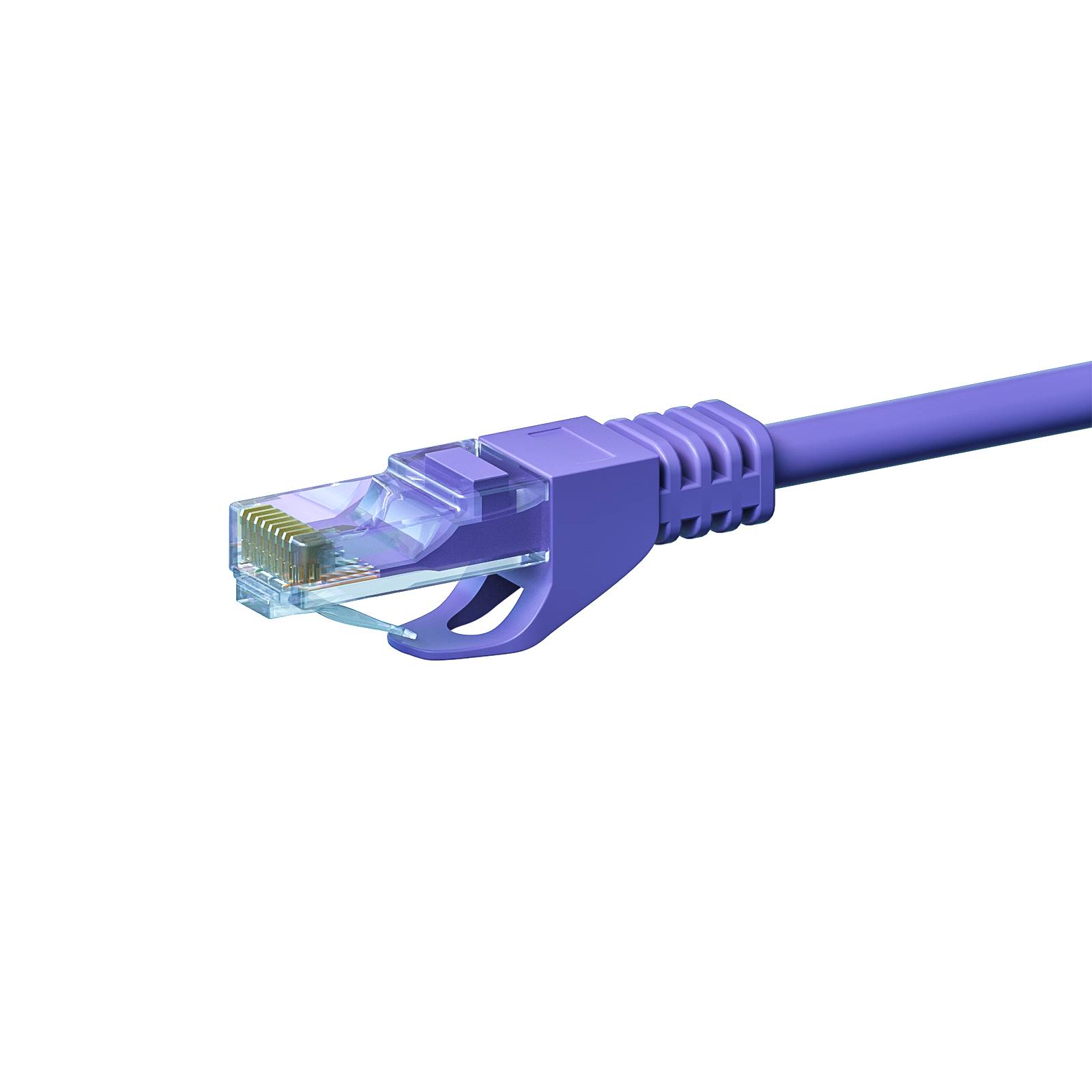 Danicom - Câble CAT6 UTP CCA violet - 1.50m-1