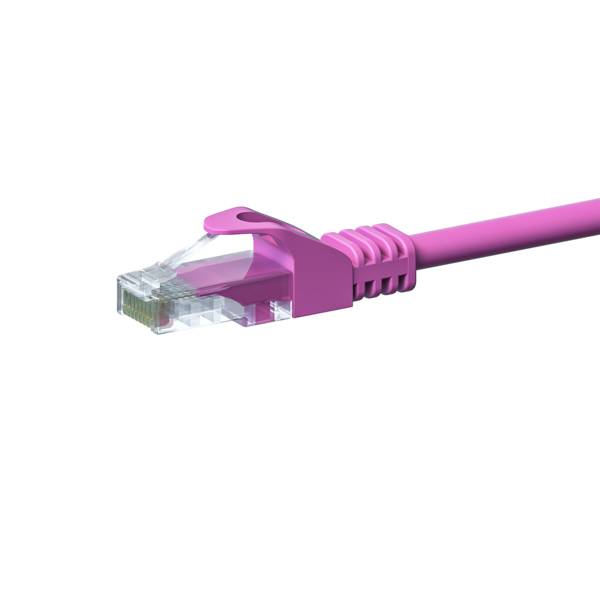 Danicom - Câble CAT5e UTP CCA rose - 0.25m